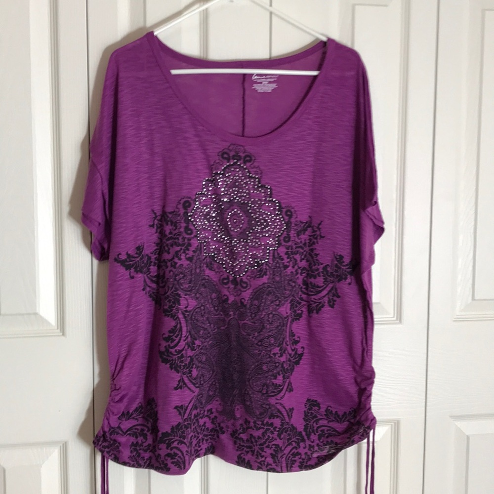 Lane Bryant purple top SZ 22/24